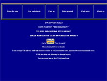 Tablet Screenshot of dwthebikeman.com
